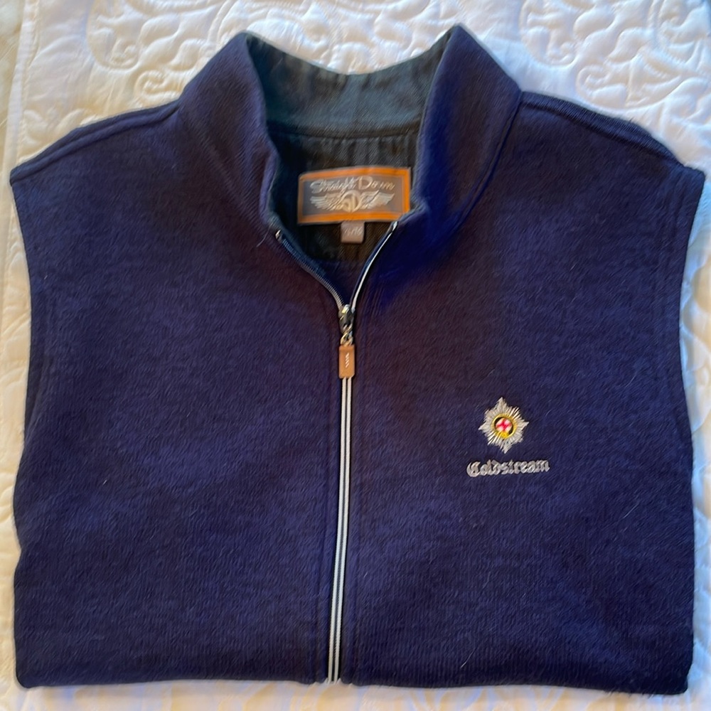 Straight Down Golf Vest. Navy Blue. Size XL